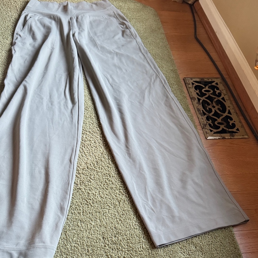 Athleta Gray Wide Leg Pants